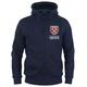 West Ham United FC Official Football Gift Mens Fleece Zip Hoody Navy Medium