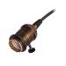 Satco 82284 - 1/8 IPS Cap Dark Antique Brass 4 Piece Prewired On/Off Lampholder with Uno Ring (80-2284)