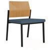 Avon Plywood Back / Fabric Seat Stackable Armless Chair - Standard Fabric or Vinyl