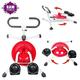Ab Exerciser Fitness Machine 10 IN 1 Body Workout Tone Shape Strengthen Thighs Hips Arms Bum Shoulders Burn Abdominal Fat Abs Trainer Cruncher Roller Smart Wondercore Circular Motion Pro Home Gym