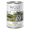 Wolf of Wilderness Senior 6 x 400 g umido per cane - Green Fields - Agnello & Pollo