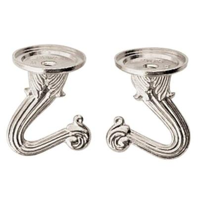 Satco 90456 - Chrome Die Cast Swag Hook (2 pack) (90-456)