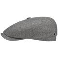 Stetson Hatteras Cashmere Silk Flat Cap Women's/Men's - Flat Cap Made in Germany - Cashmere Cap with New Wool - Summer/Winter Flat Cap Grey 58 cm