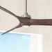 60" Minka Aire Aviation Nickel Ash Maple LED Ceiling Fan with Remote