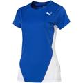 PUMA Damen Cross The Line Tee W T-Shirt, Team Power Blue White, S