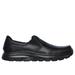 Skechers Men's Work Relaxed Fit: Flex Advantage SR - Bronwood Sneaker | Size 7.5 Wide | Black | Leather/Synthetic/Textile