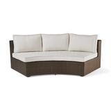 Pasadena II Seating Replacement Cushions - Sofa, Solid, Dove with Canvas Piping Sofa, Standard - Frontgate