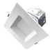 Morris 72646 - 4" 10 Watt 120 volt 3000K Dimmable LED Square Recessed New Construction Kit