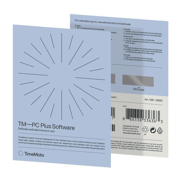 TimeMoto Zeiterfassungssoftware »TM-Plus Software« Image