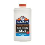 Elmer s Liquid School Glue White Washable Great for Making Slime 1-Quart (32 oz.)