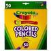 Crayola Colored Pencils Full Length Assorted Colors 50 Count Set Of 2 Boxes