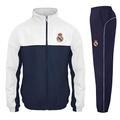 Real Madrid Official Football Gift Boys Jacket & Pants Tracksuit Set 8 Years Navy Blue