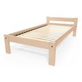 Lit 90x190 enfant en bois hêtre Simply 90x190 Brut