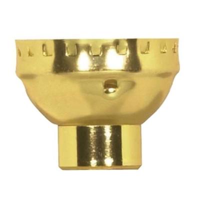 Satco 81483 - 1/4IPS Solid Brass Shells and Caps with Paper Liners (80-1483)