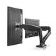Bramley PowerLCD LED Monitor Desk Mount Arm Stand Bracket. Very Strong and Light Weight Die-Cast Aluminium supports up to 6.5Kg 27" monitor with Tilt and Swivel (Dual Monitor Spring Adjustable)"