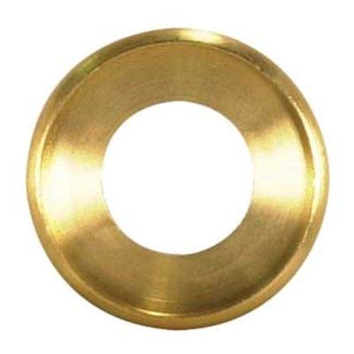 Satco 91612 - 1/4 IP Slip Unfinished Turned Brass Check Ring (90-1612)
