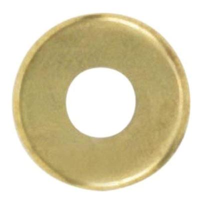 Satco 92141 - 1/8 IP Slip Burnished and Lacquered Turned Brass Check Ring (90-2141)