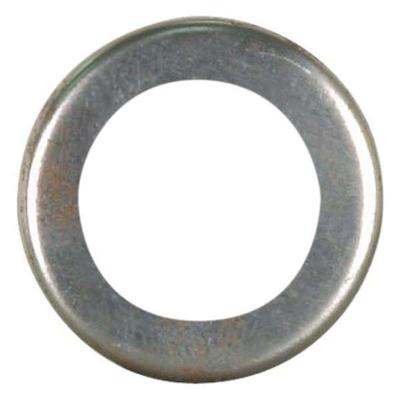 Satco 92054 - 1/4 IP Slip Unfinished Curled Edge Steel Check Ring (90-2054)