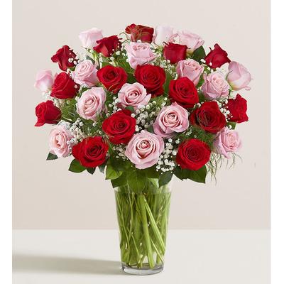 1-800-Flowers Flower Delivery Ultimate Elegance Long Pink And Red Roses