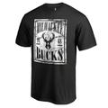 Men's Fanatics Branded Black Milwaukee Bucks Court Vision T-Shirt