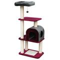 Nobby 63065-68 Kratzbaum für Katzen Chogan bordeaux/grau