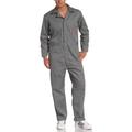 Dickies Men's 7 1/2 Ounce Twill Deluxe Long Sleeve Coverall, Gray, Small