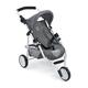 Bayer Chic 2000 - 61276 - Puppenbuggy Lola, Jogging-Buggy, Puppenjogger, Puppenwagen, Jeans grau, 70 x 33 x 62 cm