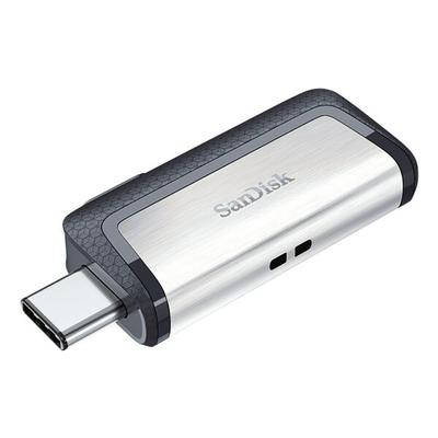 USB-Stick Ultra Dual Drive Type-C 64 GB silber, SanDisk, 2.01x0.94x3.81 cm