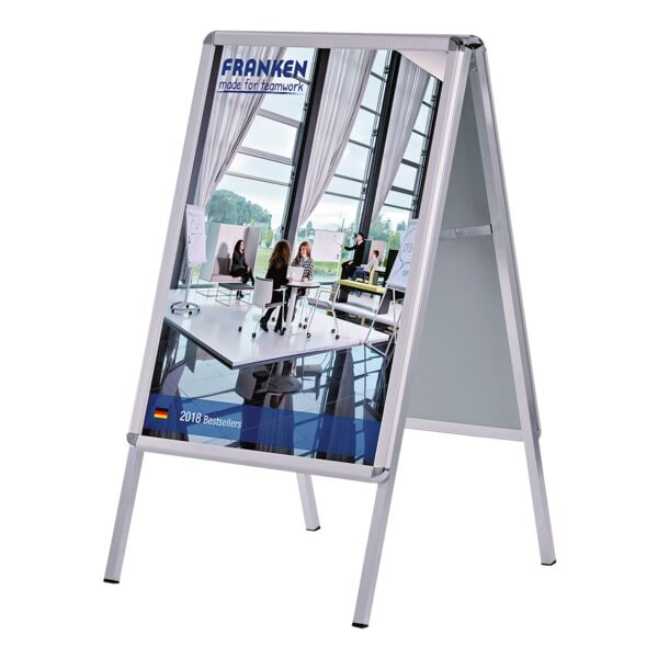 Franken Kundenstopper »BSA1« A1 grau, 64x115x79 cm Image