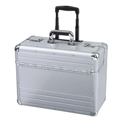 Pilotenkoffer Trolley »Omega« silber, Alumaxx, 48x38.5x23 cm