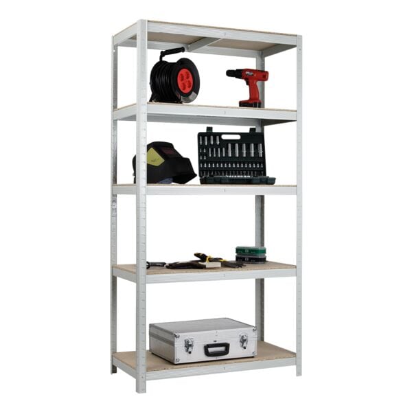 SZ Metall Schwerlastregal »Multitasker« 60 x 200 cm grau, 90x200x60 cm Image