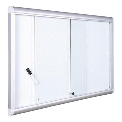 Franken Schaukasten für den Innenbereich »PRO SK6108« silber, 95x68x4.6 cm