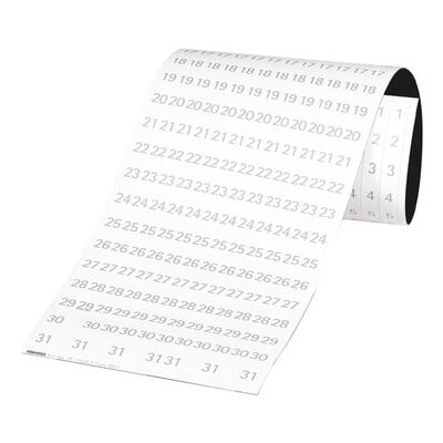 Franken Datumsstreifen »DS1203A« für »Franken Jahresplaner 27148« weiß, 1.4x67.5x0.3 cm