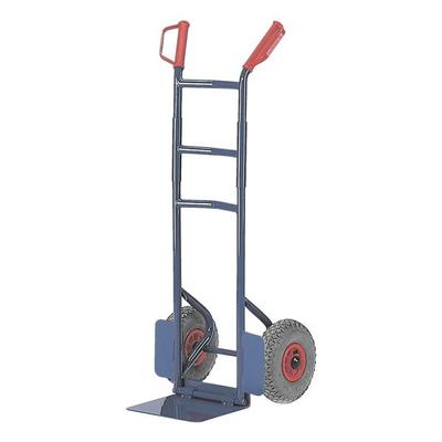 ROLLCART Klapp-Stapelkarre mit Luftbereifung blau, 51x120x49 cm