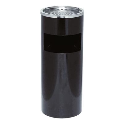 Alco Stand-Aschenbecher schwarz mit Abfallbehälter schwarz, 61 cm Image