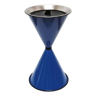 Stand-Aschenbecher »spitze Kegel« blau, SZ Metall, 40x71 cm