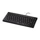 Kabelgebundene Softtouch Mini-Tastatur »SL720« schwarz, Hama