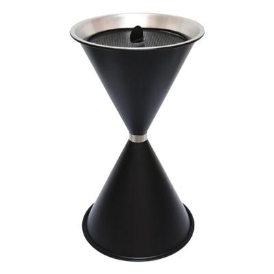 SZ Metall Stand-Aschenbecher »spitze Kegel« schwarz, 40x71 cm