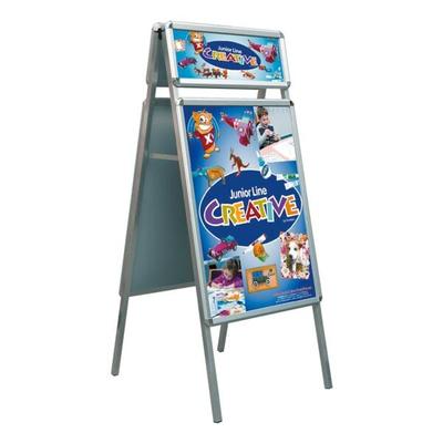 Franken Kundenstopper »Plus BS1305« A1 grau, 64x151x74.5 cm