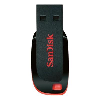 USB-Stick »Cruzer Blade 16 GB« schwarz, SanDisk, 1.76x4.15x0.74 cm