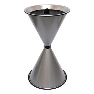 Stand-Aschenbecher »spitze Kegel« silber-metallic, SZ Metall, 40x71 cm