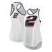 Women's G-III 4Her by Carl Banks White Brad Keselowski Break The Game Tank Top