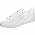 Puma Women Puma Smash Wns V2 L Sneakers, Puma White-Puma White, 8 UK