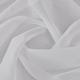vidaXL Voile Fabric 1.45 x 20 m White