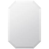 Cooper Classics Quest Frameless 22" x 32" Wall Mirror