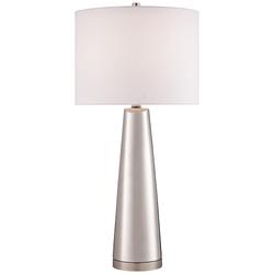 Lite Source Tyrone 28 1/4" Modern Silver Ceramic Table Lamp