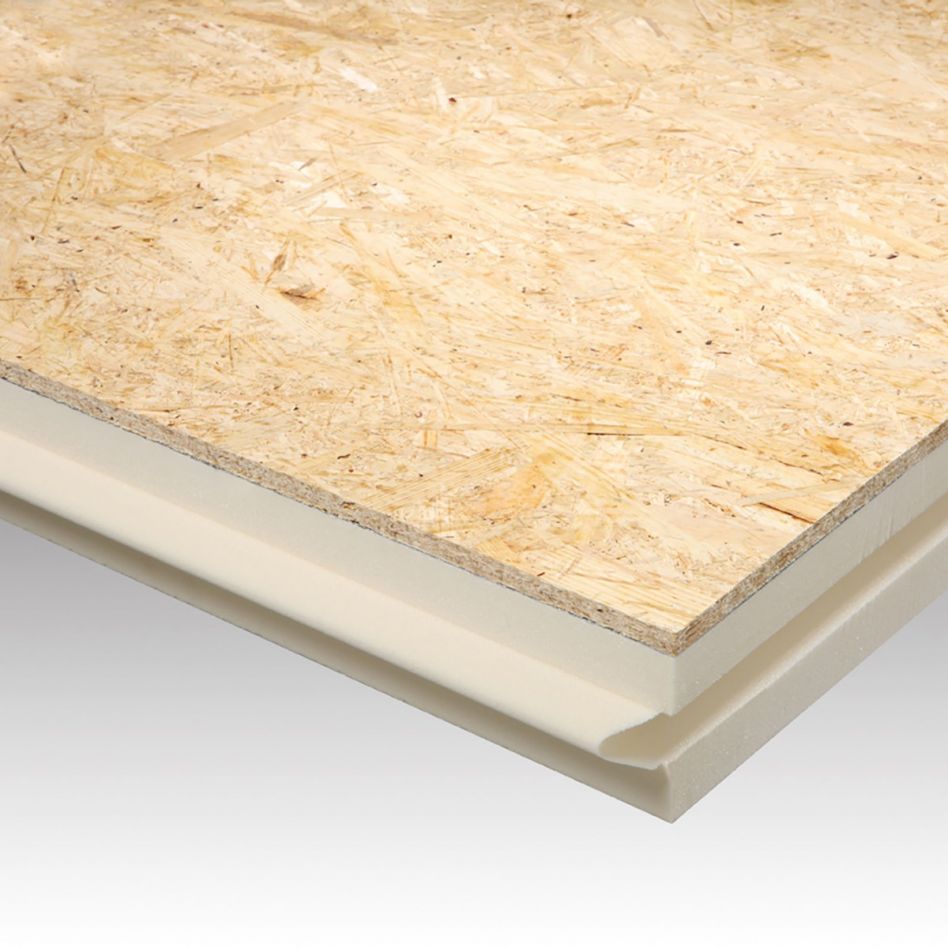 Bauder Dachbodendämmung BauderPIR DHW WLS 023 PU-Hartschaum mit 10mm Holzfaserplatte Dachdämmung, 110 mm Image