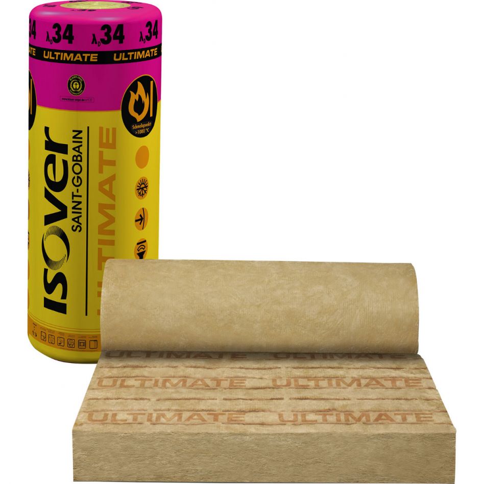 ISOVER Klemmfilz ULTIMATE ZKF-034 WLG 035 Dachdämmung, 240 mm Image