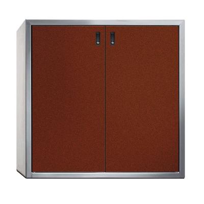 Paul Wolff Mülltonnenbox SILENT Trend Cognacbraun 2er Box Mülltonnenverkleidung, 120 L, Perlmutt Schwarz Image