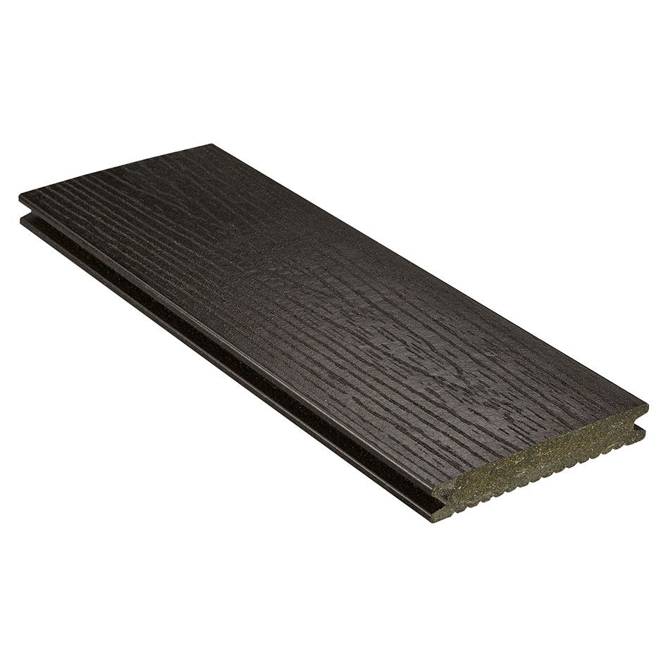NATURinFORM WPC-Terrassendiele 21x139mm DIE KERNIGE anthrazit massiv grau dunkel, 3000 mm Image